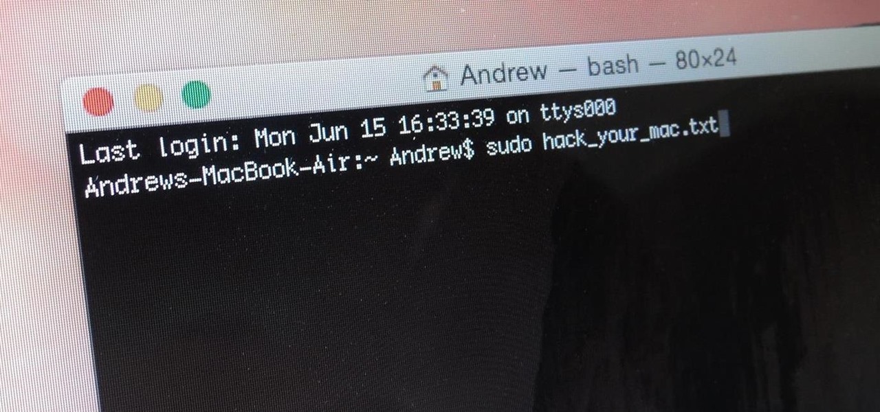 Mac Terminal Hack Commands